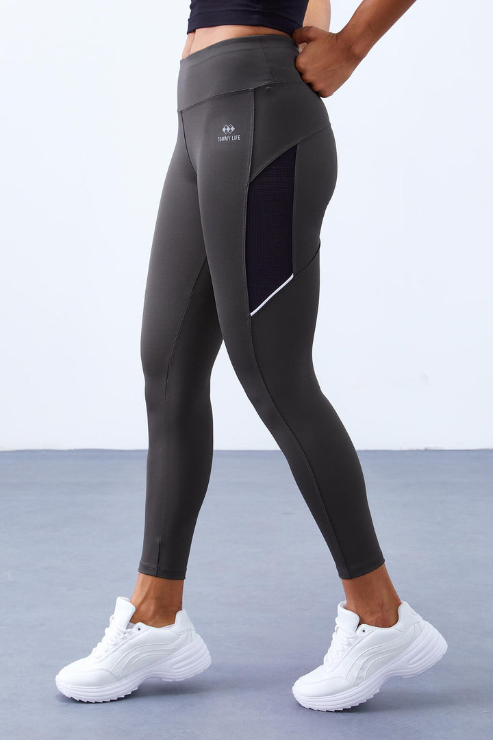 TMY Haki High Waist Shaping Skinny Leggings for Women - 94537 - North Ridgeville
