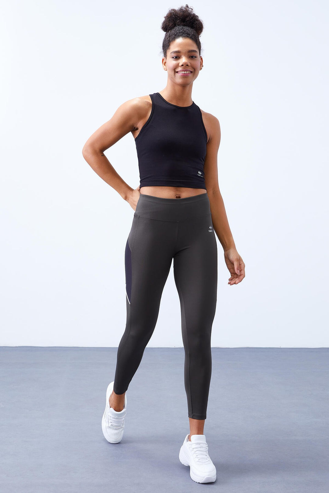 TMY Haki High Waist Shaping Skinny Leggings for Women - 94537 - North Ridgeville