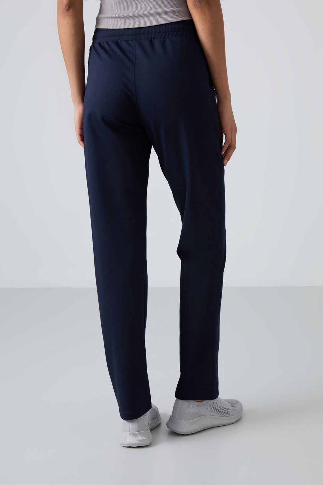 TMY Indigo High Waist Pocketed Comfort Fit Classic Leg Women's Sweatpants - 94584 - Thonon-les-Bains