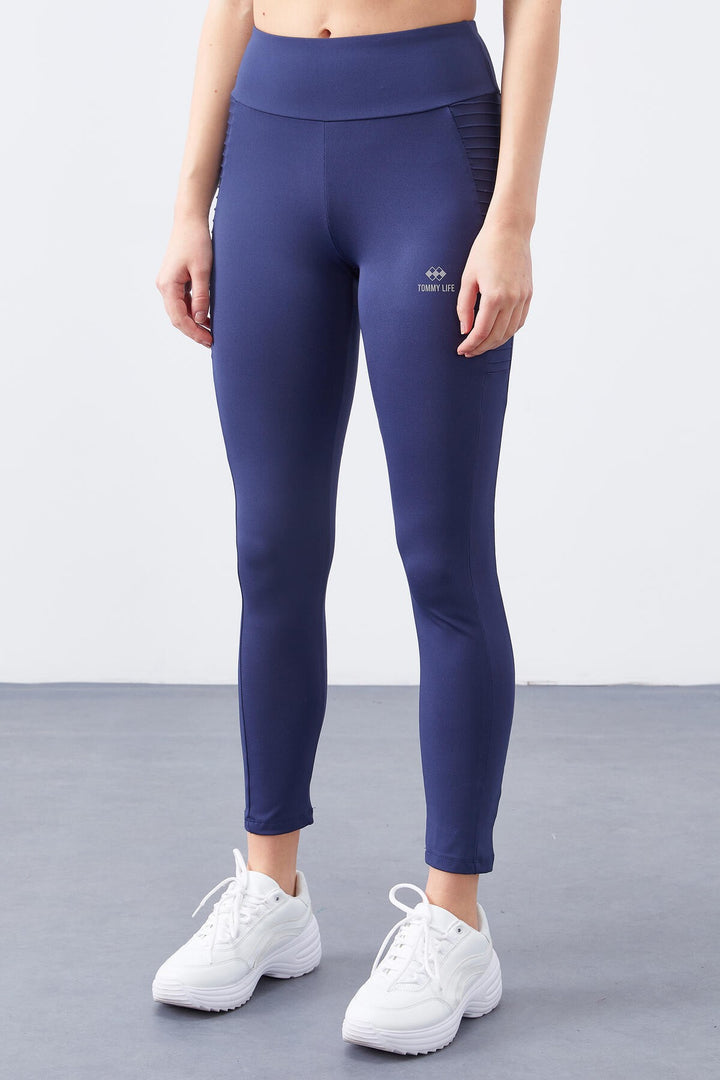 TMY Indigo High Waist Shaping Slim Fit Skinny Leg Women's Leggings - 94568 - Zapopan