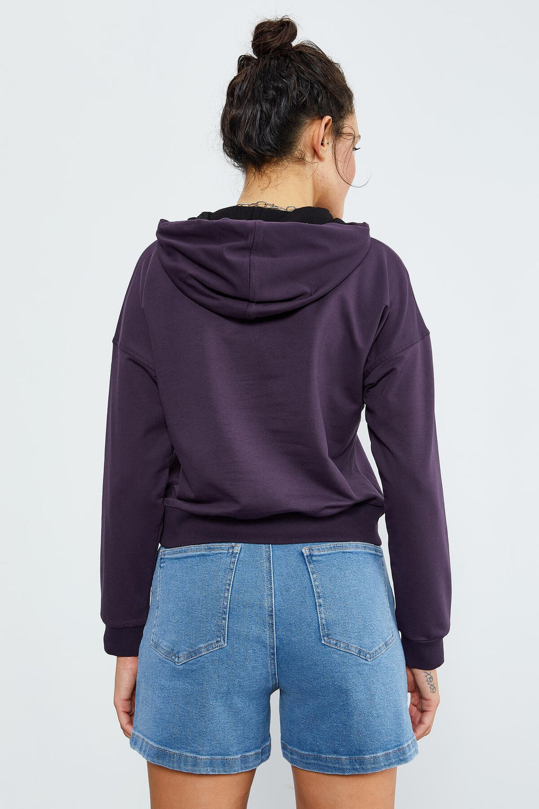 TMY Purple Long Sleeve Comfort Fit Hooded Women's Sweatshirt - 97115 - Southport