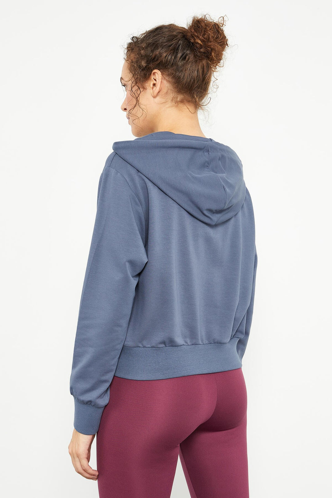 TMY Petrol Embroidered Hooded Women's Oversized Sweatshirt - 97169 - Salt Lake City