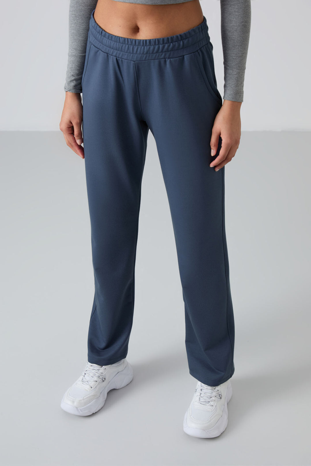 TMY Petrol High Waist Pocket Comfort Fit Classic Leg Women's Sweatpants - 94584 - Cuyahoga Falls