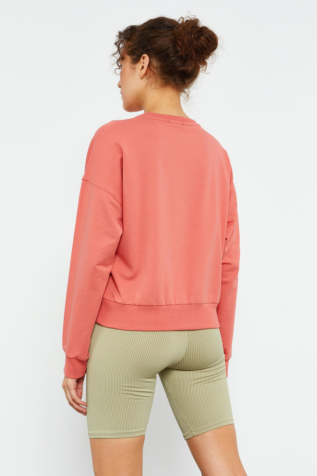 TMY Powder Basic Comfort Fit Round Neck Women's Sweatshirt - 97114 - Adelanto