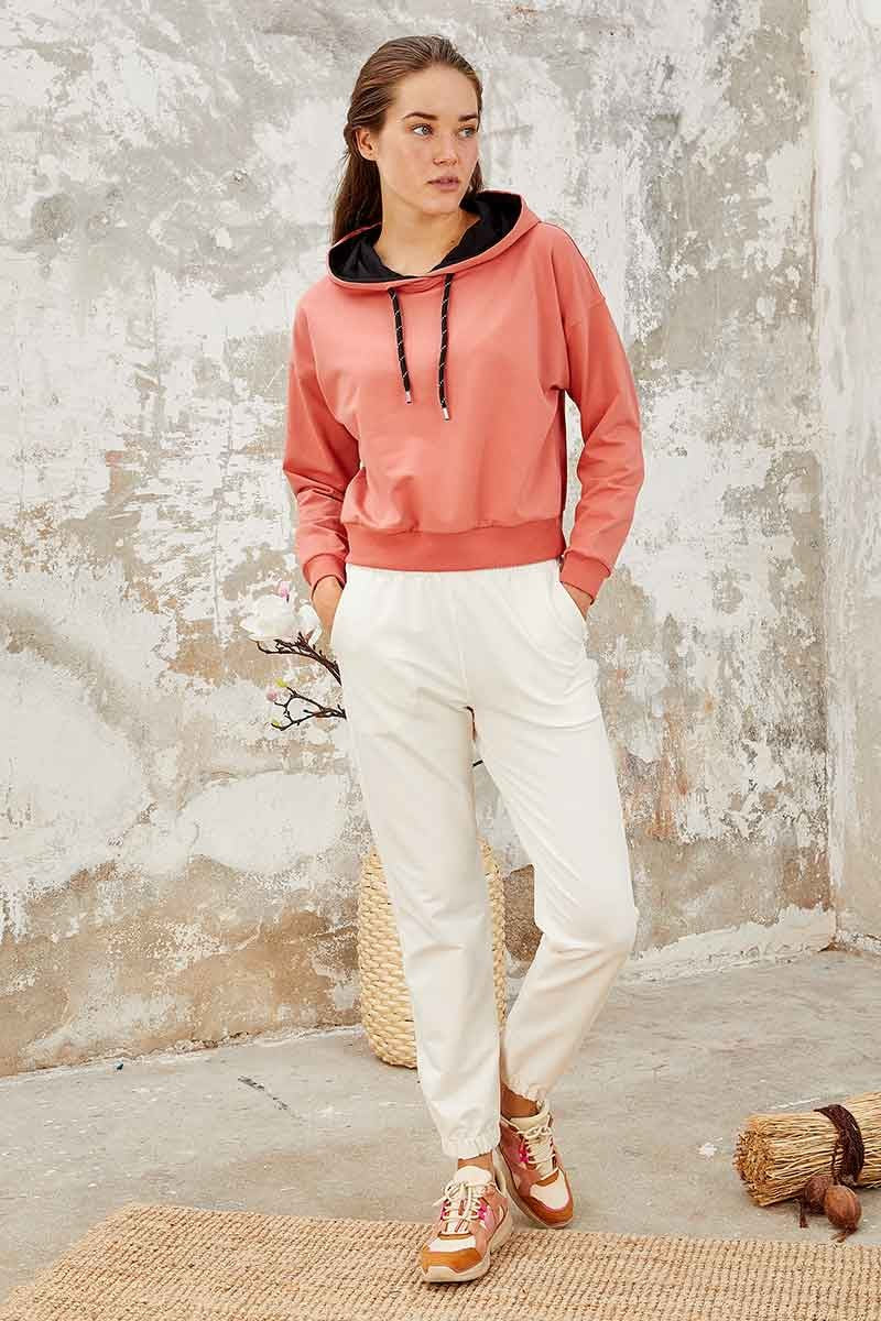 TMY Powder Long Sleeve Comfortable Fit Hooded Women's Sweatshirt - 97115 - Mérida