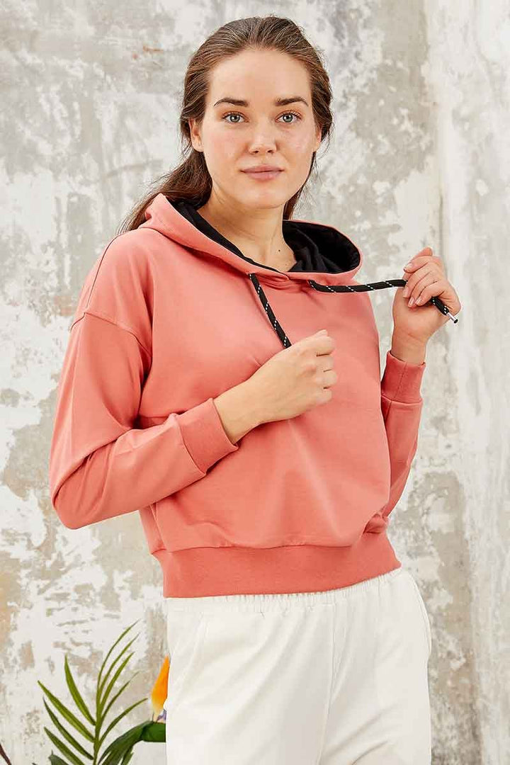 TMY Powder Long Sleeve Comfortable Fit Hooded Women's Sweatshirt - 97115 - Mérida