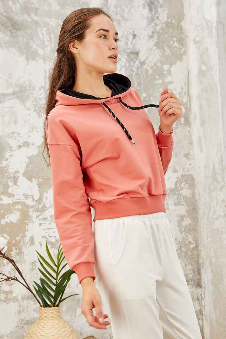 TMY Powder Long Sleeve Comfortable Fit Hooded Women's Sweatshirt - 97115 - Mérida