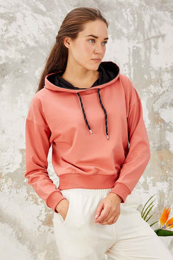 TMY Powder Long Sleeve Comfortable Fit Hooded Women's Sweatshirt - 97115 - Mérida