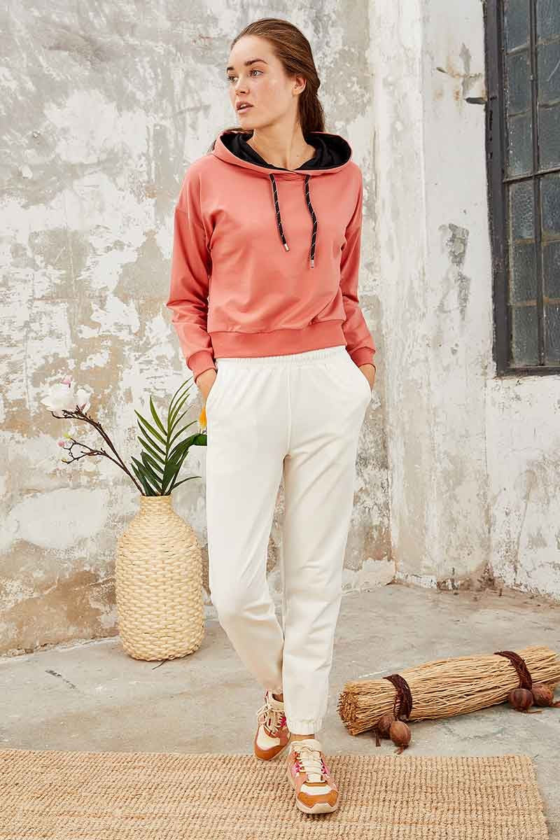 TMY Powder Long Sleeve Comfortable Fit Hooded Women's Sweatshirt - 97115 - Mérida