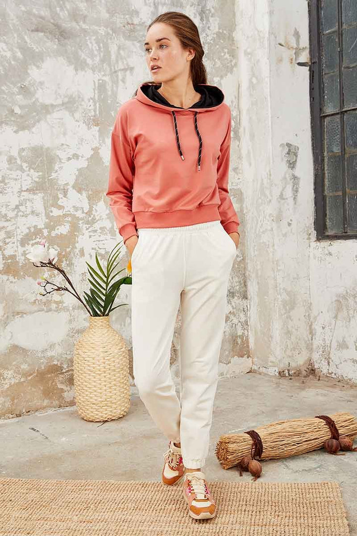 TMY Powder Long Sleeve Comfortable Fit Hooded Women's Sweatshirt - 97115 - Mérida