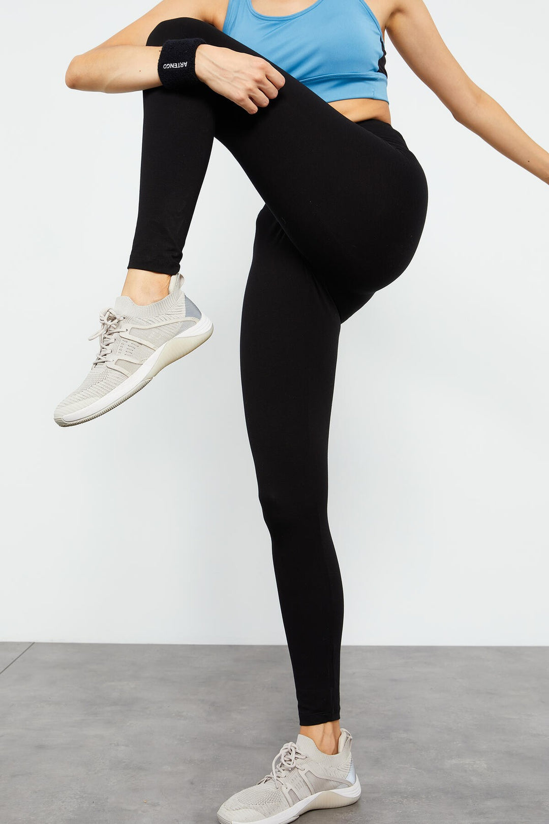 TMY Black High Waist Shaper Slim Fit Skinny Leg Women's Leggings - 94011 - Algeciras
