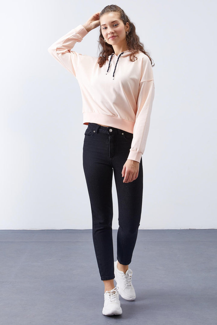 TMY Salmon Long Sleeve Comfort Fit Hooded Women's Sweatshirt - 97115 - Nuevo Casas Grandes