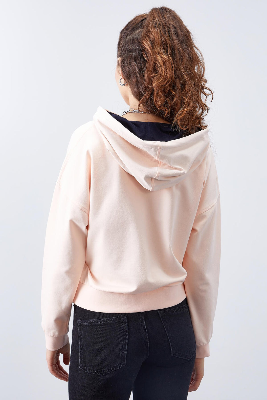 TMY Salmon Long Sleeve Comfort Fit Hooded Women's Sweatshirt - 97115 - Nuevo Casas Grandes