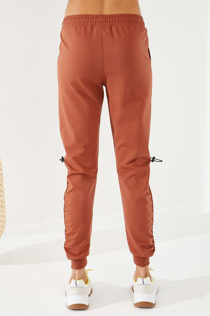 TMY Cinnamon Extra Thick Detailed Comfortable Fit Cuffed Women's Sweatpants - 94587 - Trujillo Alto
