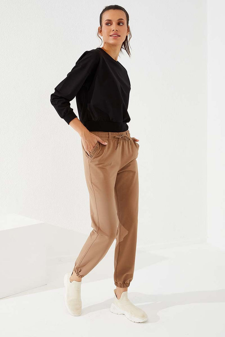 TMY Soil Pleated Pocket Comfortable Fit Elastic Cuff Women's Sweatpants - 94580 - Colonia del Sol
