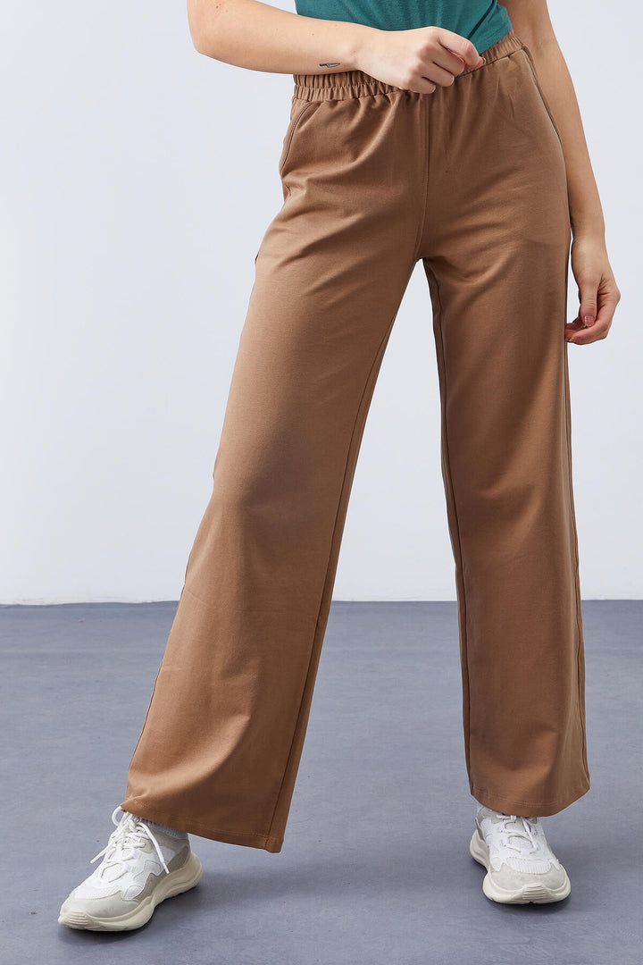 TMY High Waist Comfort Fit Wide Leg Women's Sweatpants with Pockets - 94567 - Camarillo