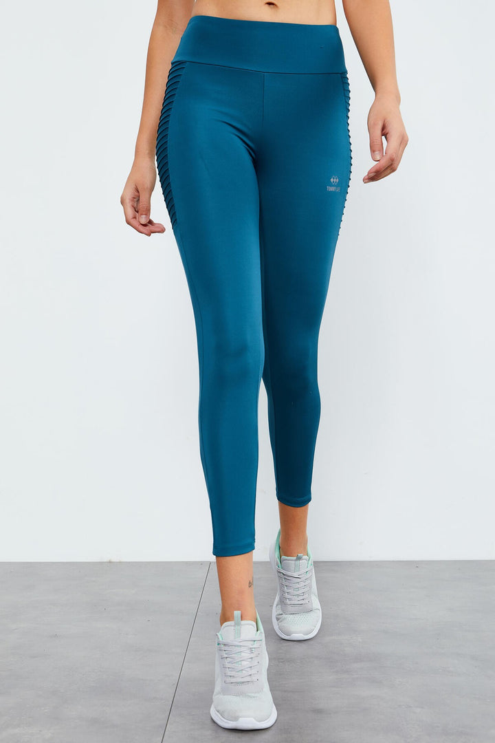 TMY Emerald High Waist Shaper Slim Fit Skinny Leg Women's Leggings - 94568 - Popeşti-Leordeni