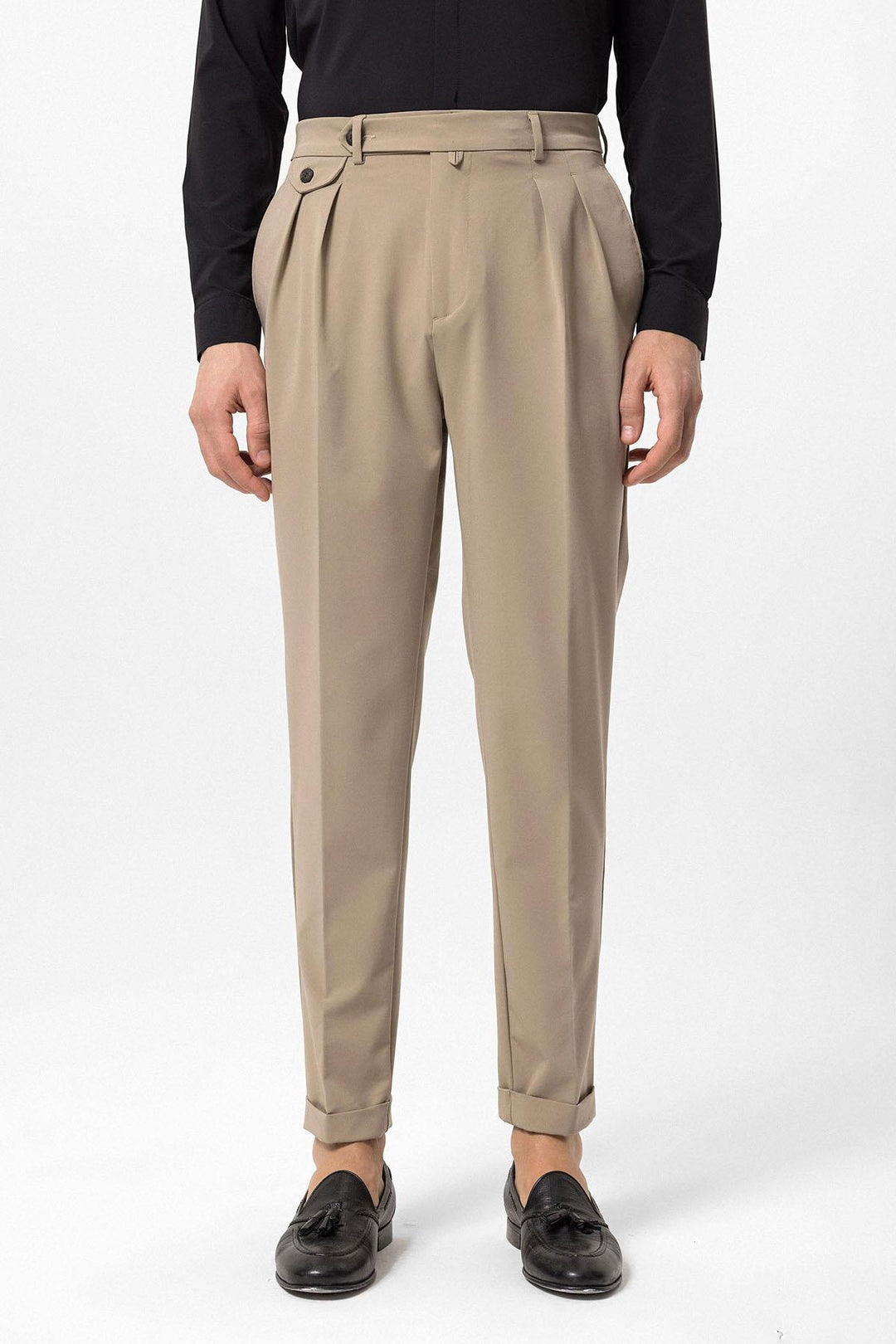 ANT Pleated High Waist Men's Trousers - Moncada