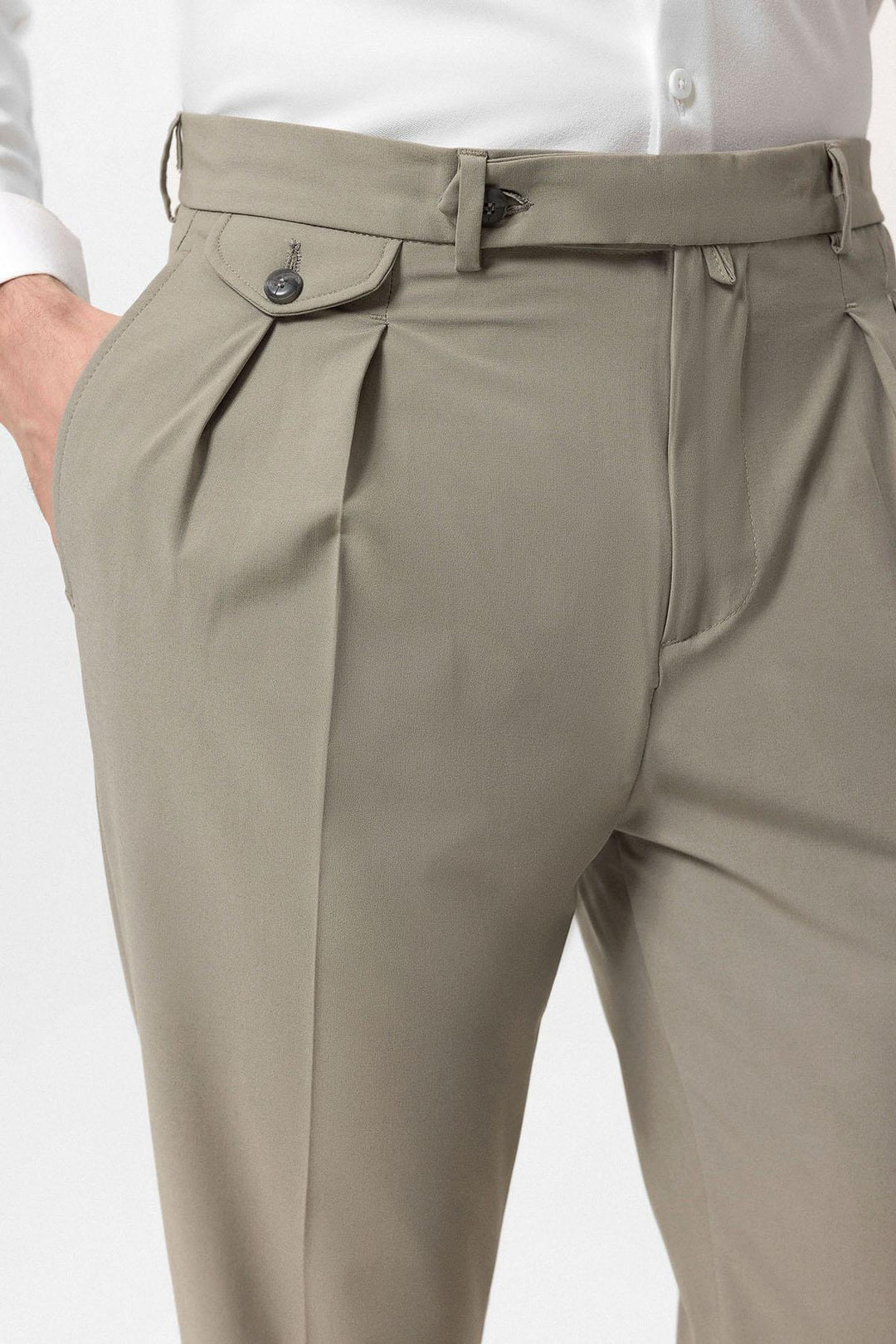 ANT Pleated High Waist Men's Trousers - Hilversum