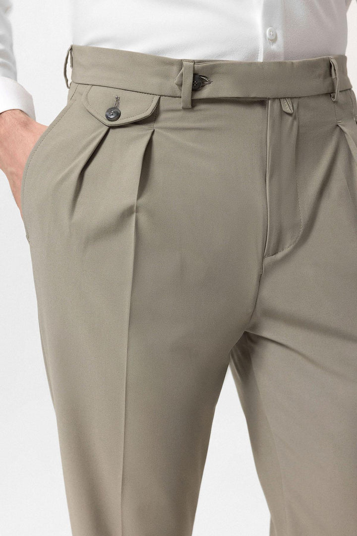 ANT Pleated High Waist Men's Trousers - Hilversum