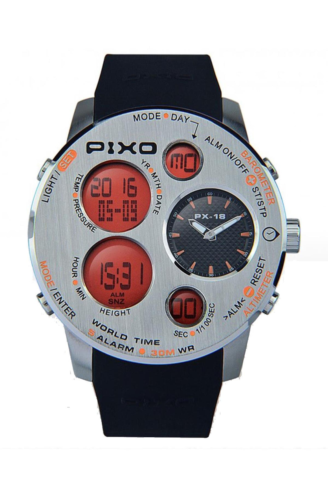 NVM Pixo PX8-2 Digital Men's Watch - Puerto Vallarta