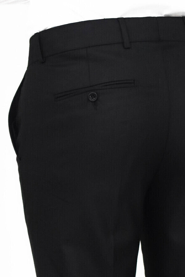 WSS Plain Black Men Pants  - A Coruña
