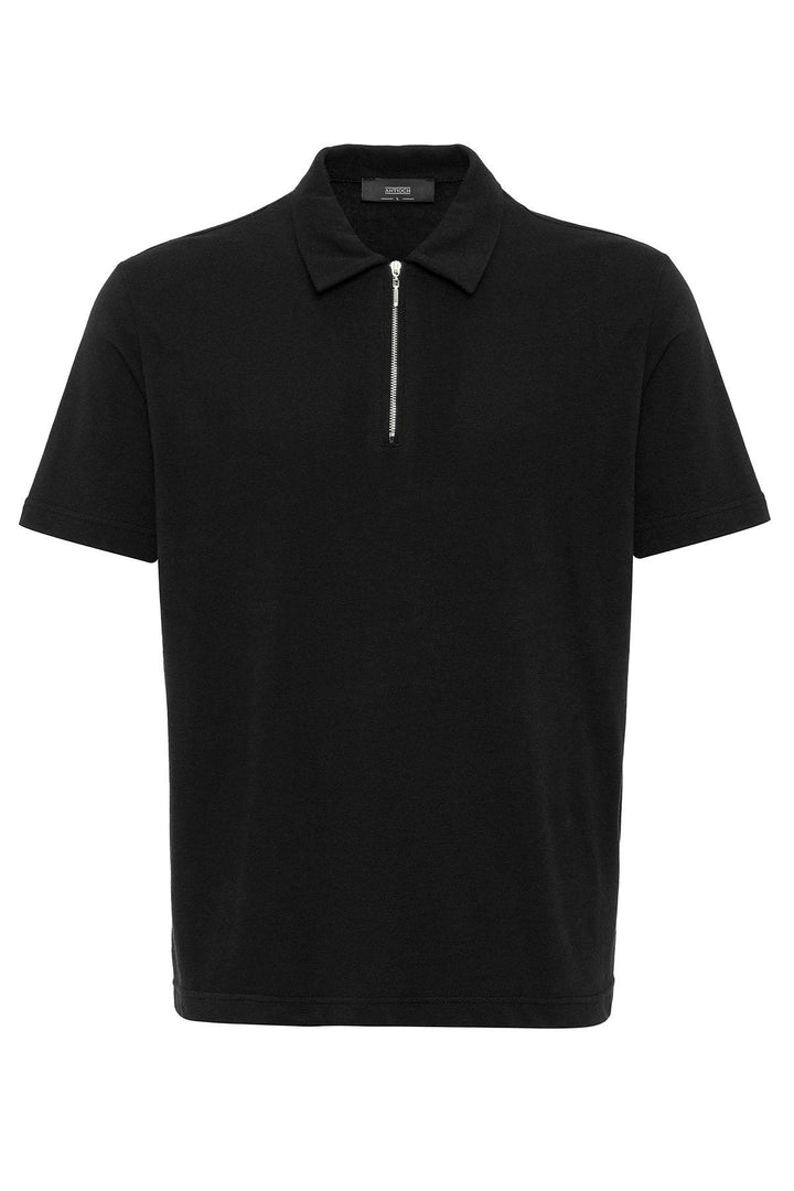 ANT Polo Neck Zippered Men's T-Shirt - Kaneohe
