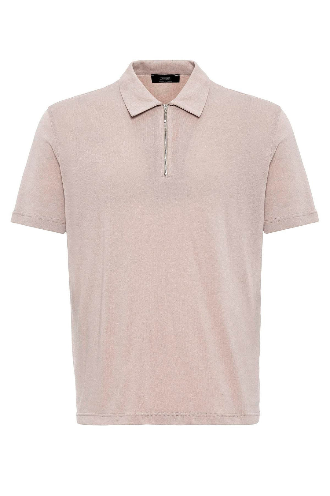 ANT Polo Neck Zippered Men's T-Shirt - Woodbridge