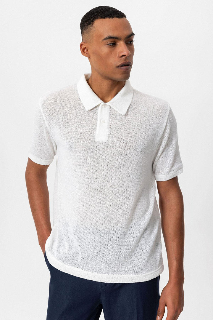 ANT Polo Neck Knitted Men's T-Shirt - Jerez de la Frontera