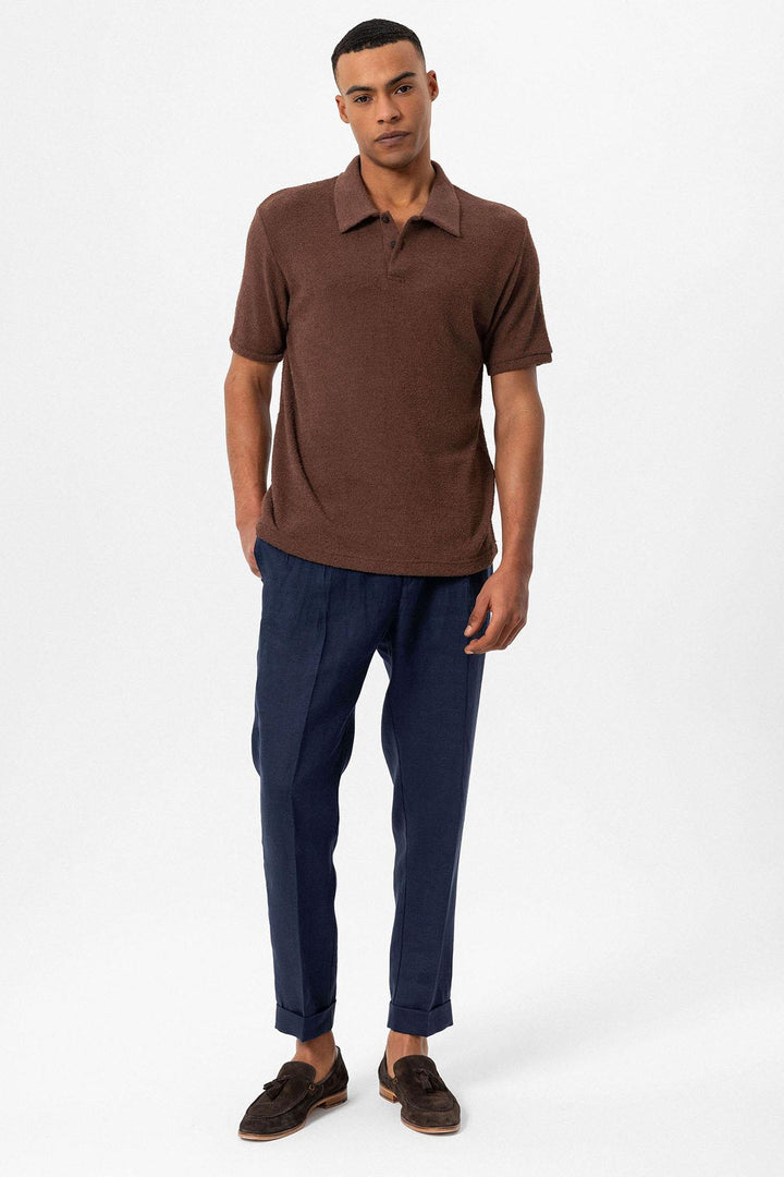 ANT Polo Neck Knitted Men's T-Shirt - Middelburg