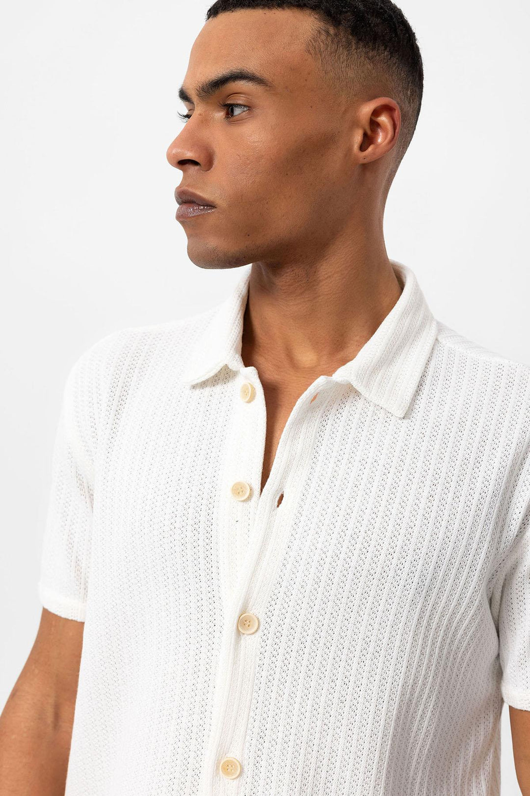 ANT Polo Neck Knitted Short Sleeve Men's Shirt - Ocoee
