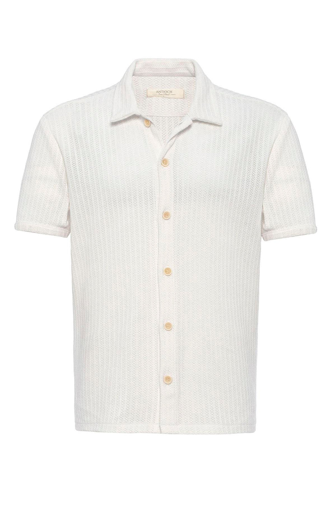 ANT Polo Neck Knitted Short Sleeve Men's Shirt - Ocoee
