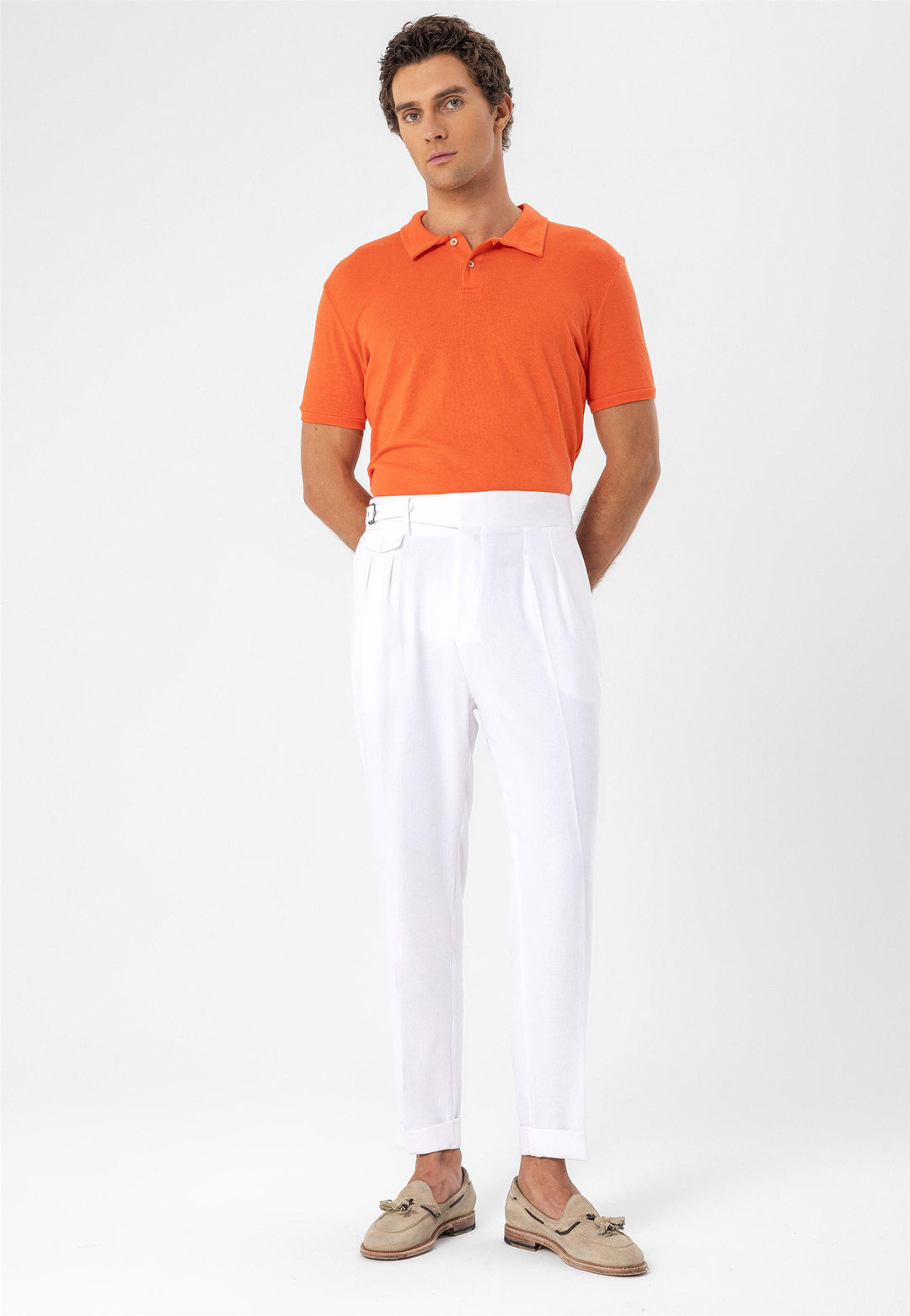 ANT Polo Yaka Slim Fit Arkek T-Shirt - Sun City