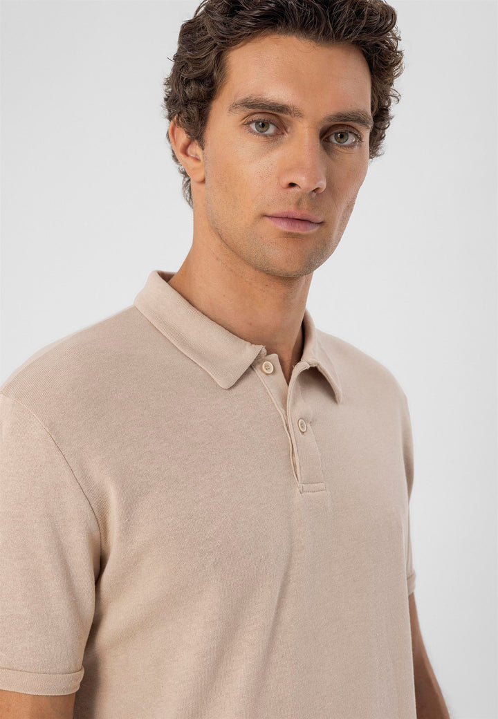 ANT Polo Yaka Slim Fit Arkek T-Shirt - Castres