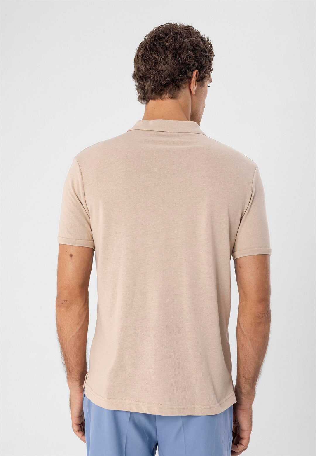 ANT Polo Yaka Slim Fit Arkek T-Shirt - Castres