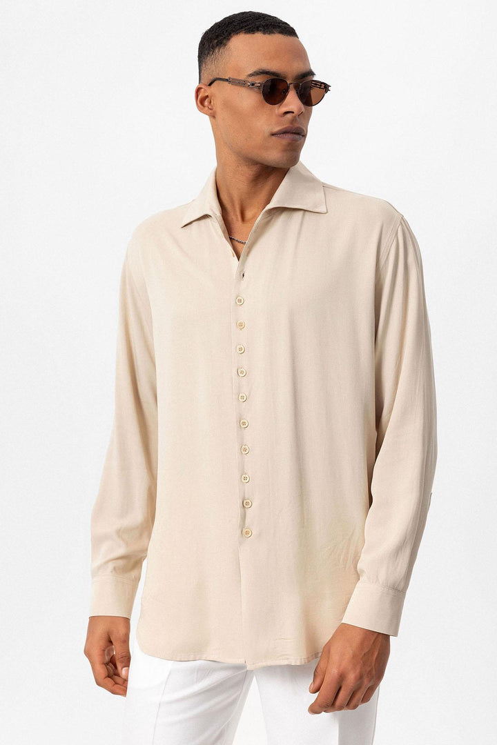 ANT Regular Fit Open Collar Men's Shirt - Burlington