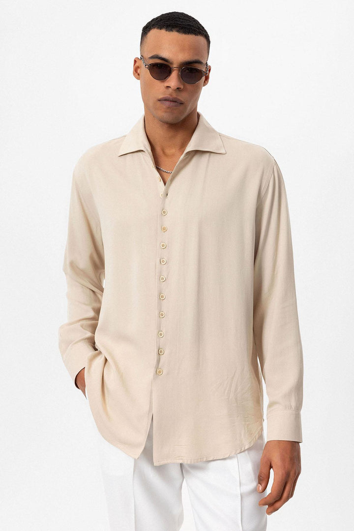 ANT Regular Fit Open Collar Men's Shirt - Burlington