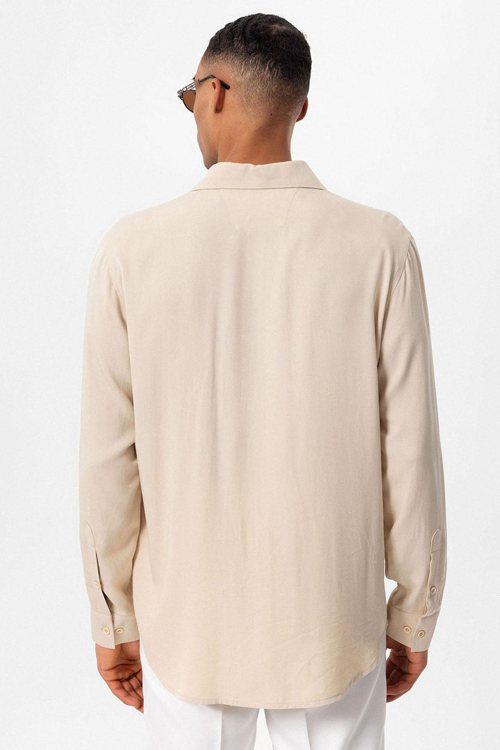 ANT Regular Fit Open Collar Men's Shirt - Burlington