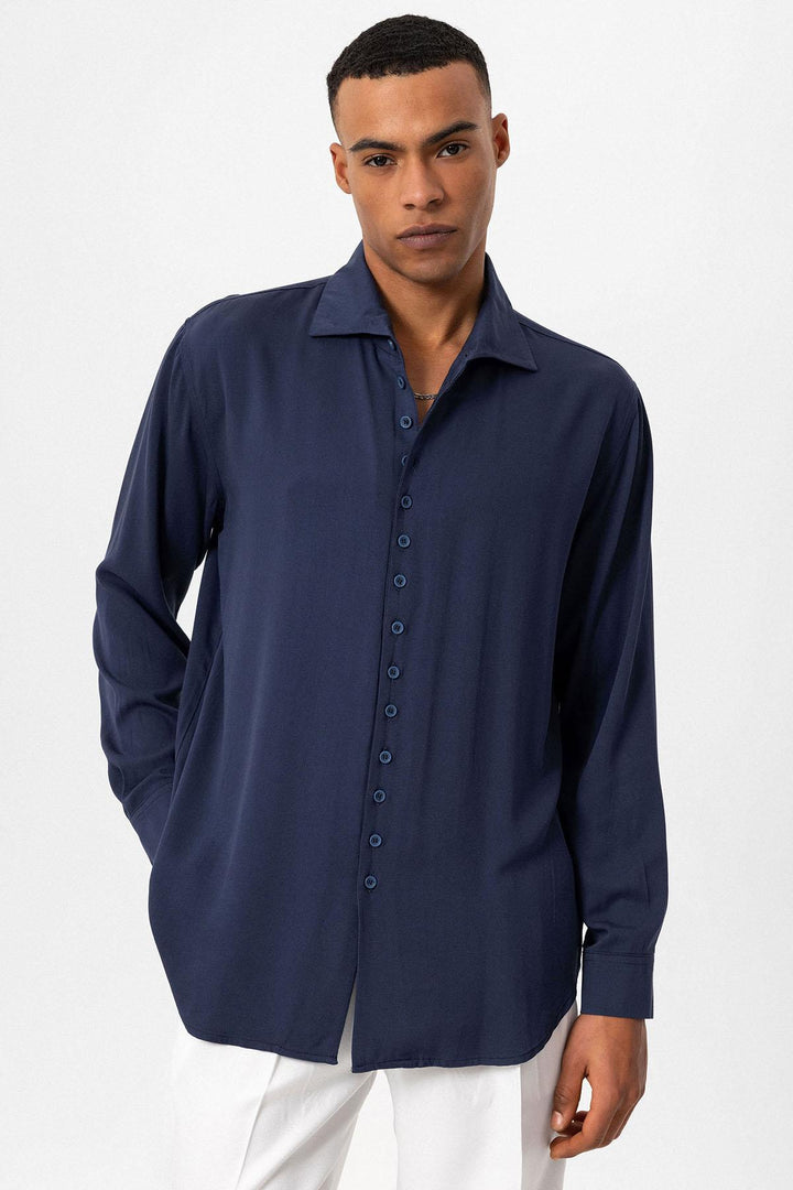 ANT Regular Fit Open Collar Men's Shirt - Conegliano