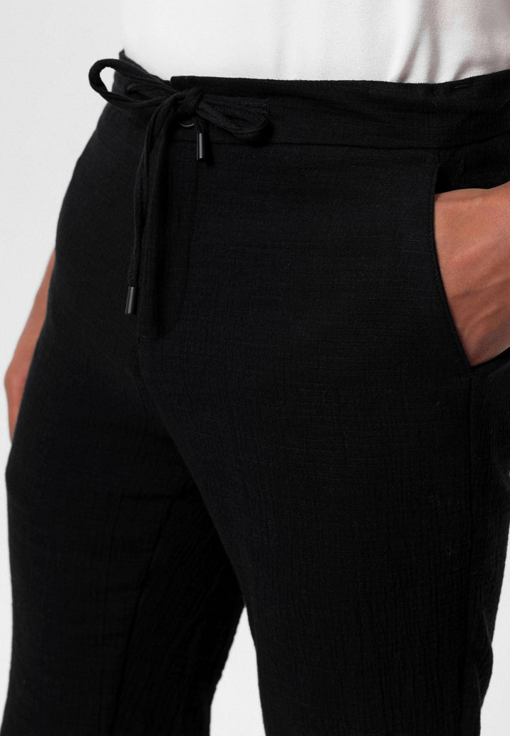 ANT Regular Fit Men's Trousers with Drawstring Waist - Frisco
