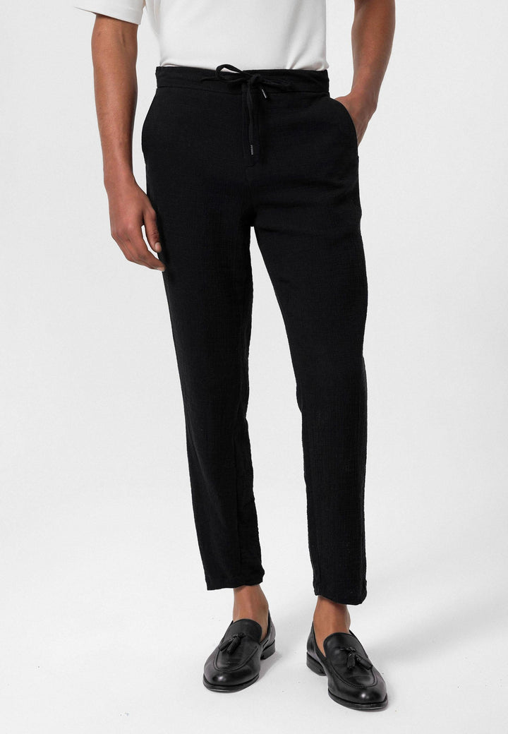 ANT Regular Fit Men's Trousers with Drawstring Waist - Frisco
