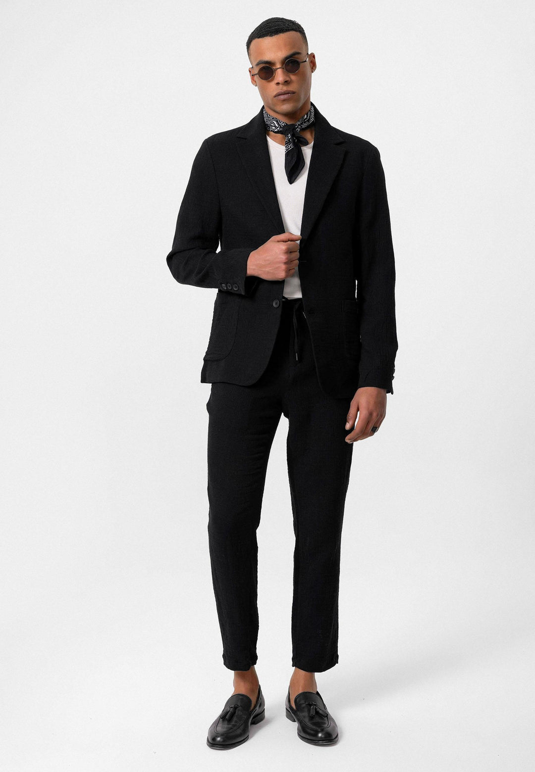 ANT Regular Fit Men's Trousers with Drawstring Waist - Frisco