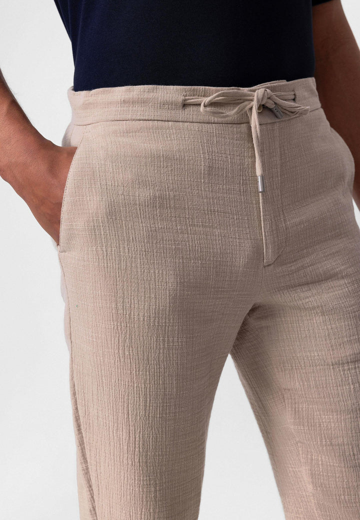 ANT Regular Fit Men's Trousers with Drawstring Waist - Tudela