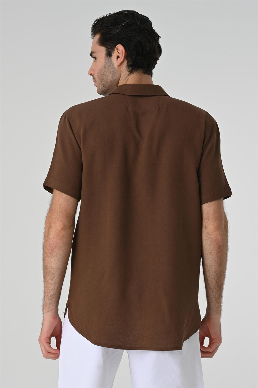 ANT Relax Fit Shawl Collar Short Sleeve Men's Shirt - Folsom