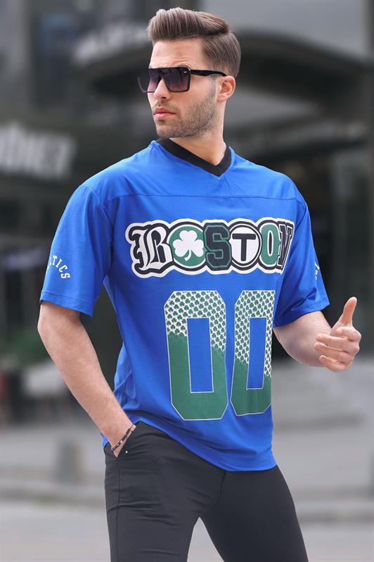 MDX Saks Printed Oversized Men's T-Shirt 6130 - Singen