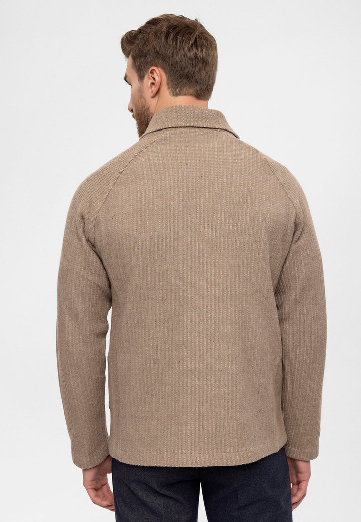 ANT Shawl Collar Double Breasted Closure Men's Cardigan - Alcobaça