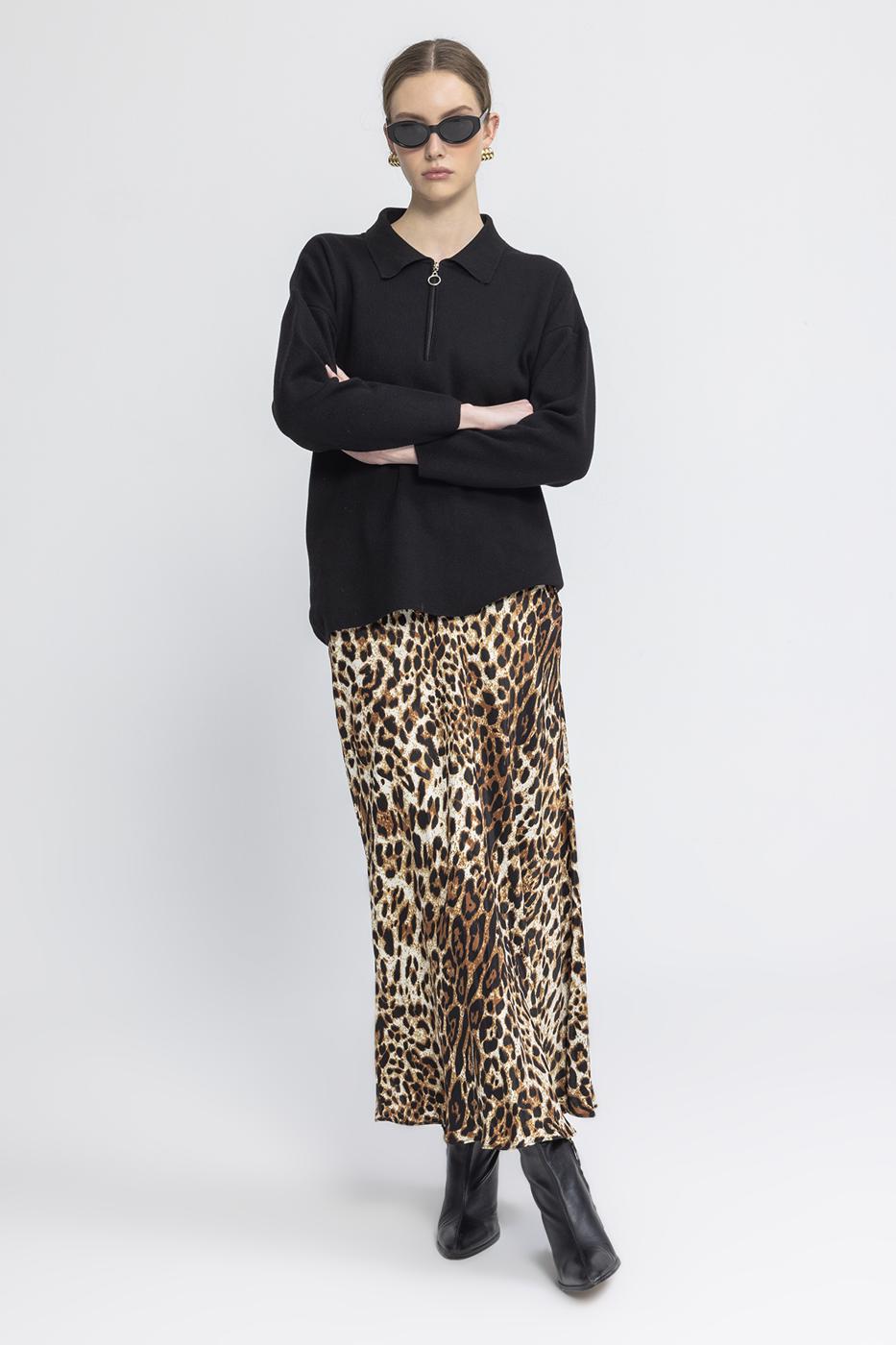 BSL Women Satin Midi Skirt - Poltava