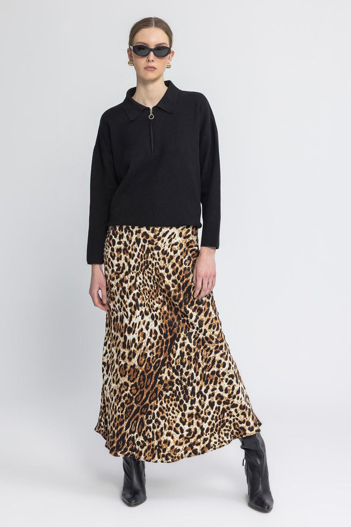 BSL Women Satin Midi Skirt - Poltava