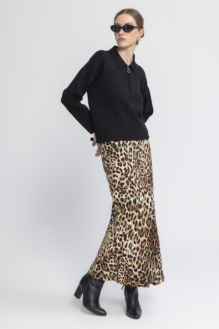 BSL Women Satin Midi Skirt - Poltava