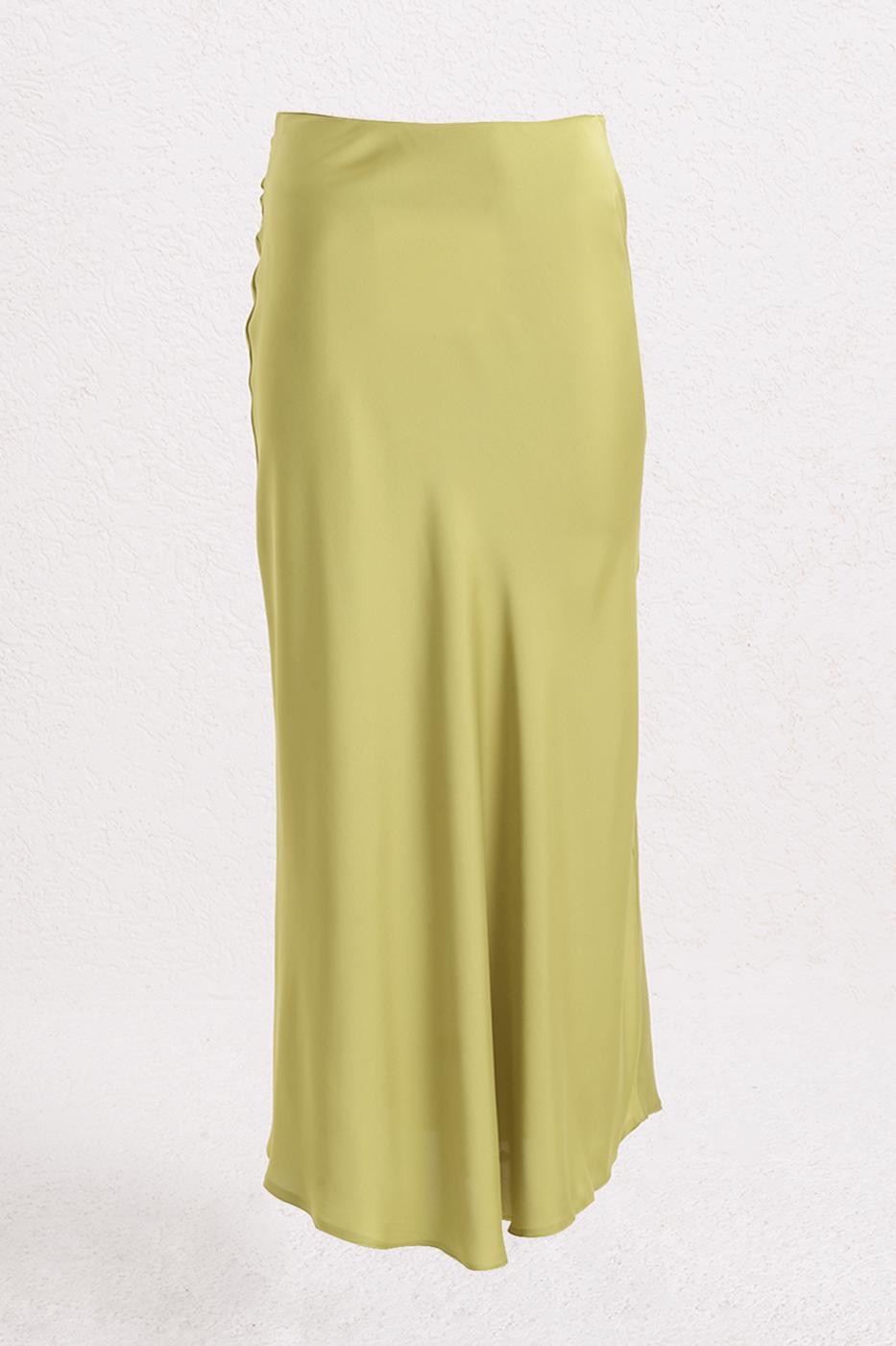 BSL Women Satin Midi Skirt - Ellicott City